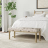 Theodore Decorative Bench with Wood Legs