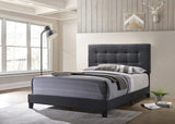 Mapes Tufted Upholstered Bed Charcoal, Queen