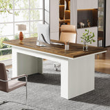 63" Executive Office Desk, Modern Computer Desk for Home Office, Easy Assembly