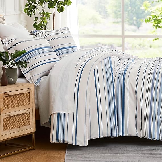 Oversized Comforter Bedding Set Down Alternative All-Season Warmth, Soft Reversible