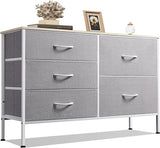 Dresser for Bedroom with 5 Drawers, Wide Bedroom Dresser