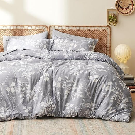 Boho Comforter Set Queen - 7 Pieces Bedding Sets Queen Bed in a Bag