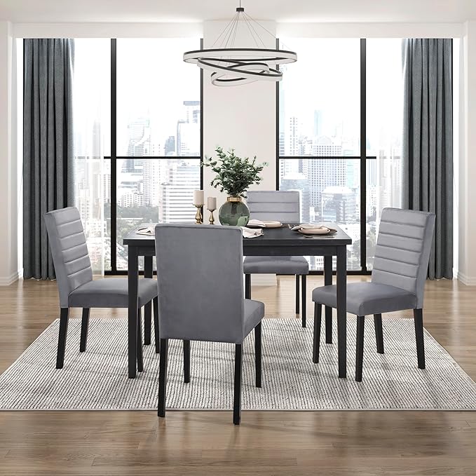 Clover Dining Table, Black