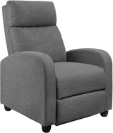 Recliner Chair Adjustable Home Theater Single Recliner Sofa Furniture with Thick Seat Cushion and Backrest