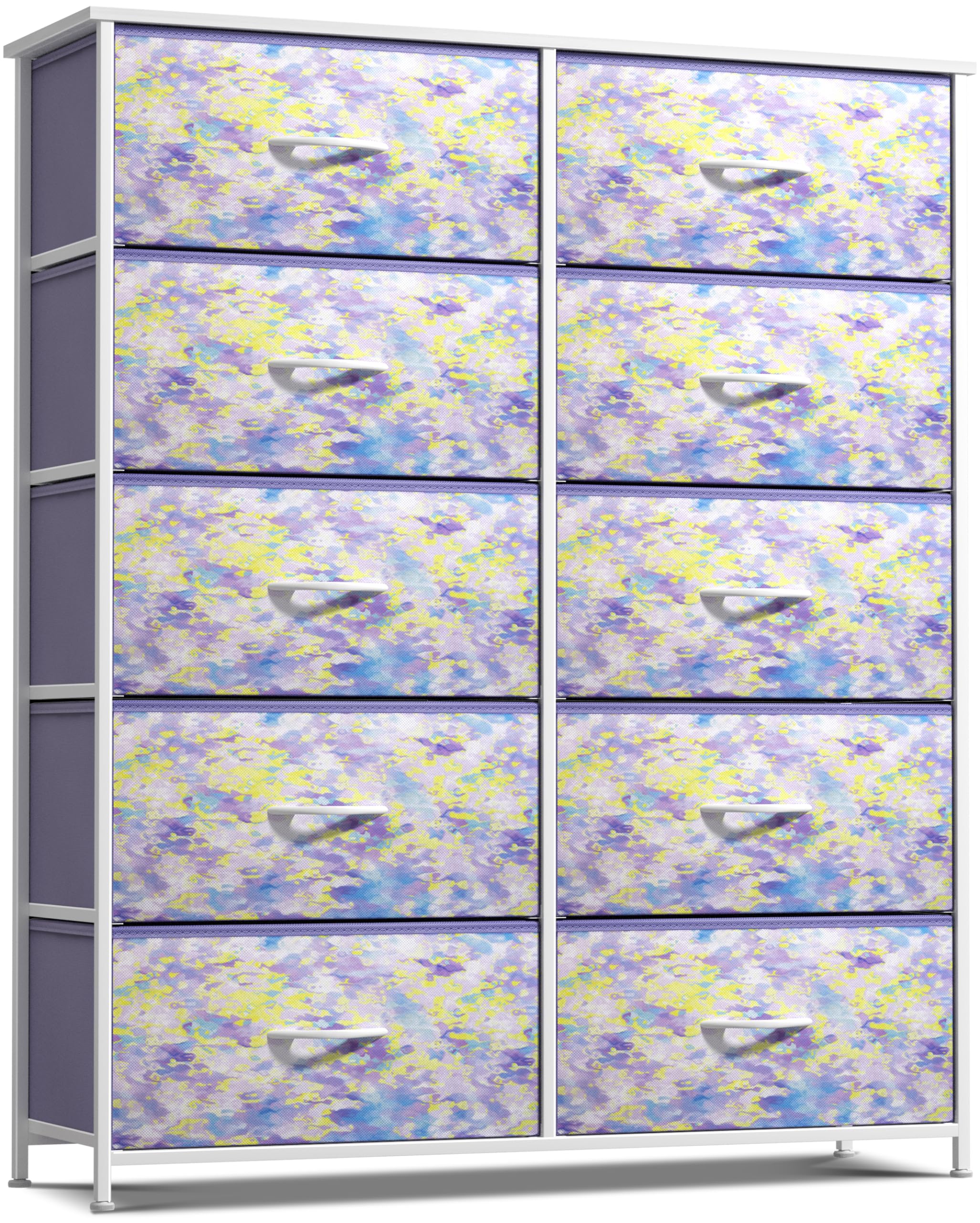 Kids Dresser with 10 Drawers - Storage Chest Organizer Unit Nightstand