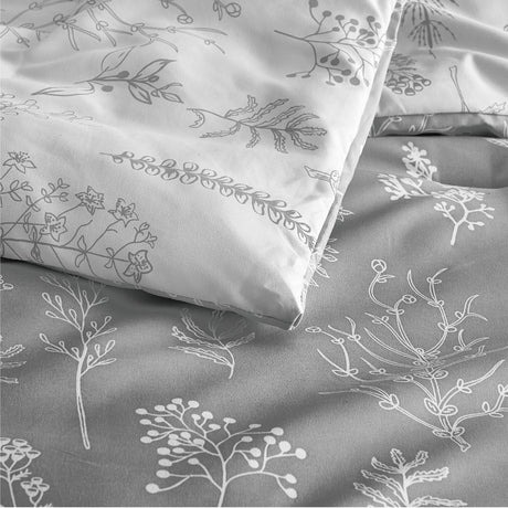 Twin XL Comforter Set Dorm Bedding - Lavender Comforter, Floral Twin Extra Long