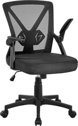 Office Chair Ergonomic Desk Chair Mid-Back Mesh Swivel Computer Chair Lumbar Support