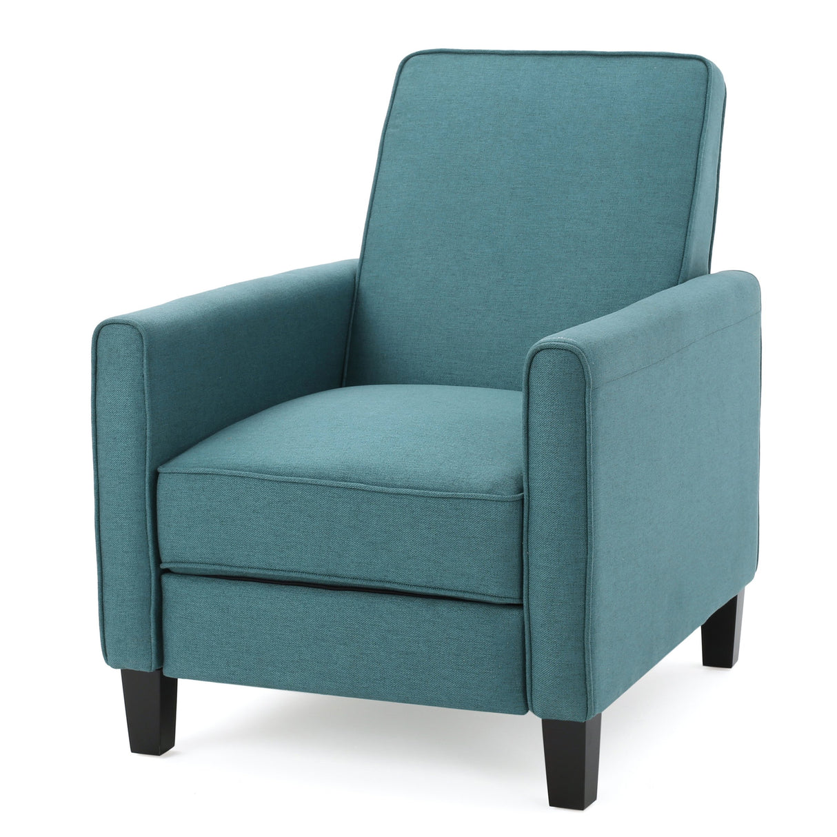 Darvis Fabric Recliner Club Chair, Dark Teal 26.75D x 34W x 36.25H in