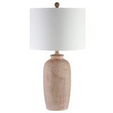 Lighting Collection Kensen Farmhouse Sandy Pearl 27-inch Bedroom Living Room Home