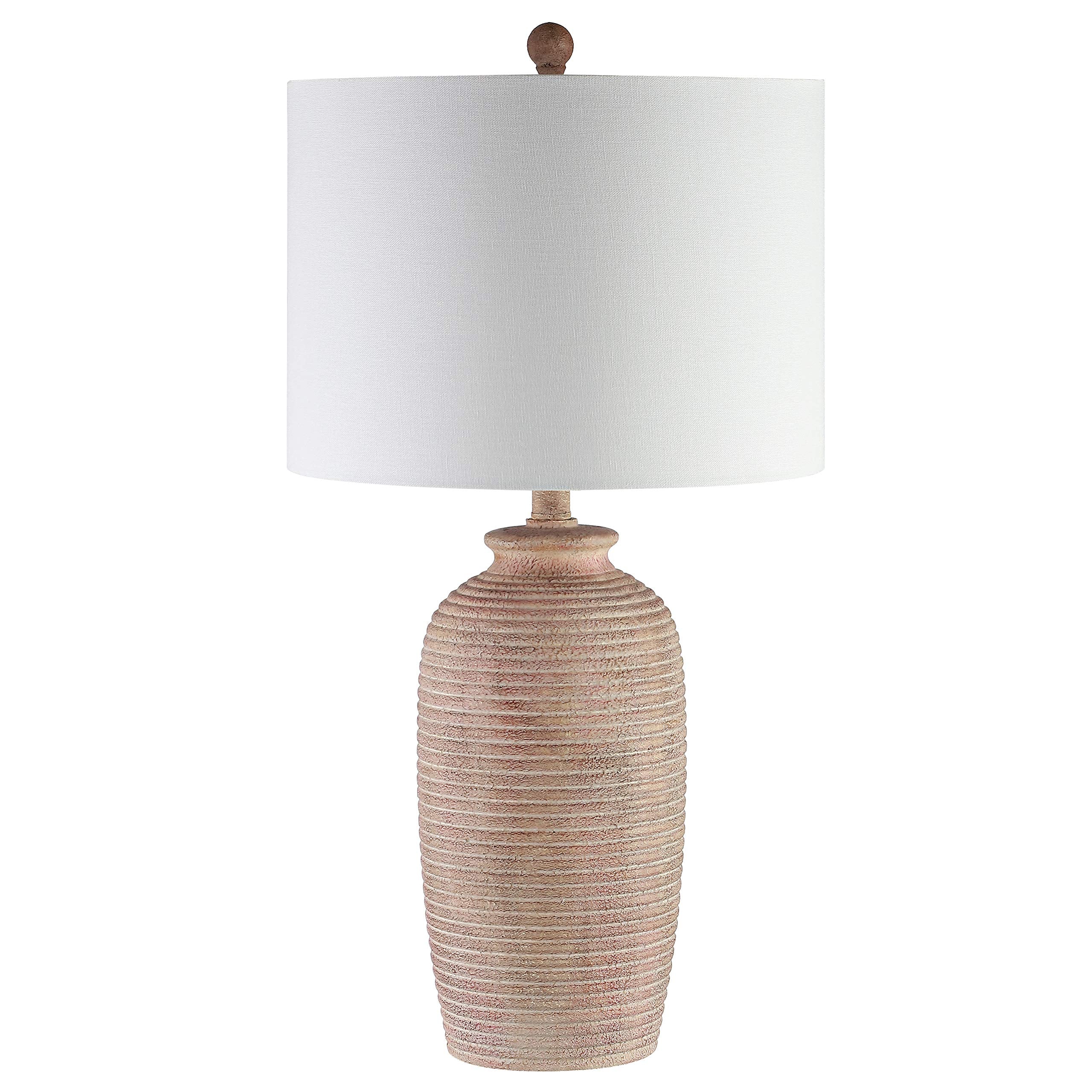 Lighting Collection Kensen Farmhouse Sandy Pearl 27-inch Bedroom Living Room Home