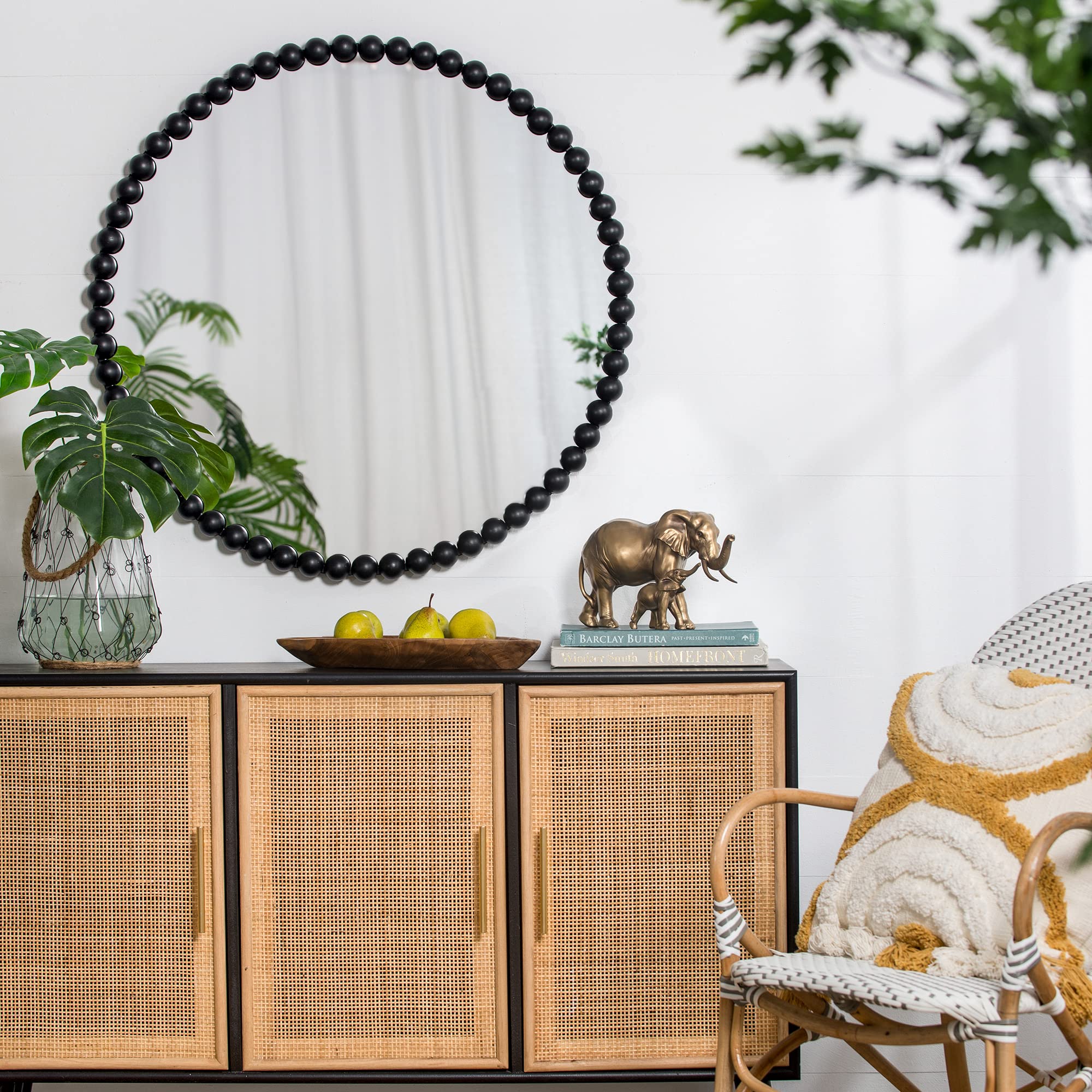 Elephant Statue Home Decor, Elephant Gifts for Women, Resin Elephant Figurines Gold