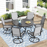 Outdoor Patio Dining Set for 6, Outdoor Furniture Set