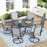Outdoor Patio Dining Set for 6, Outdoor Furniture Set
