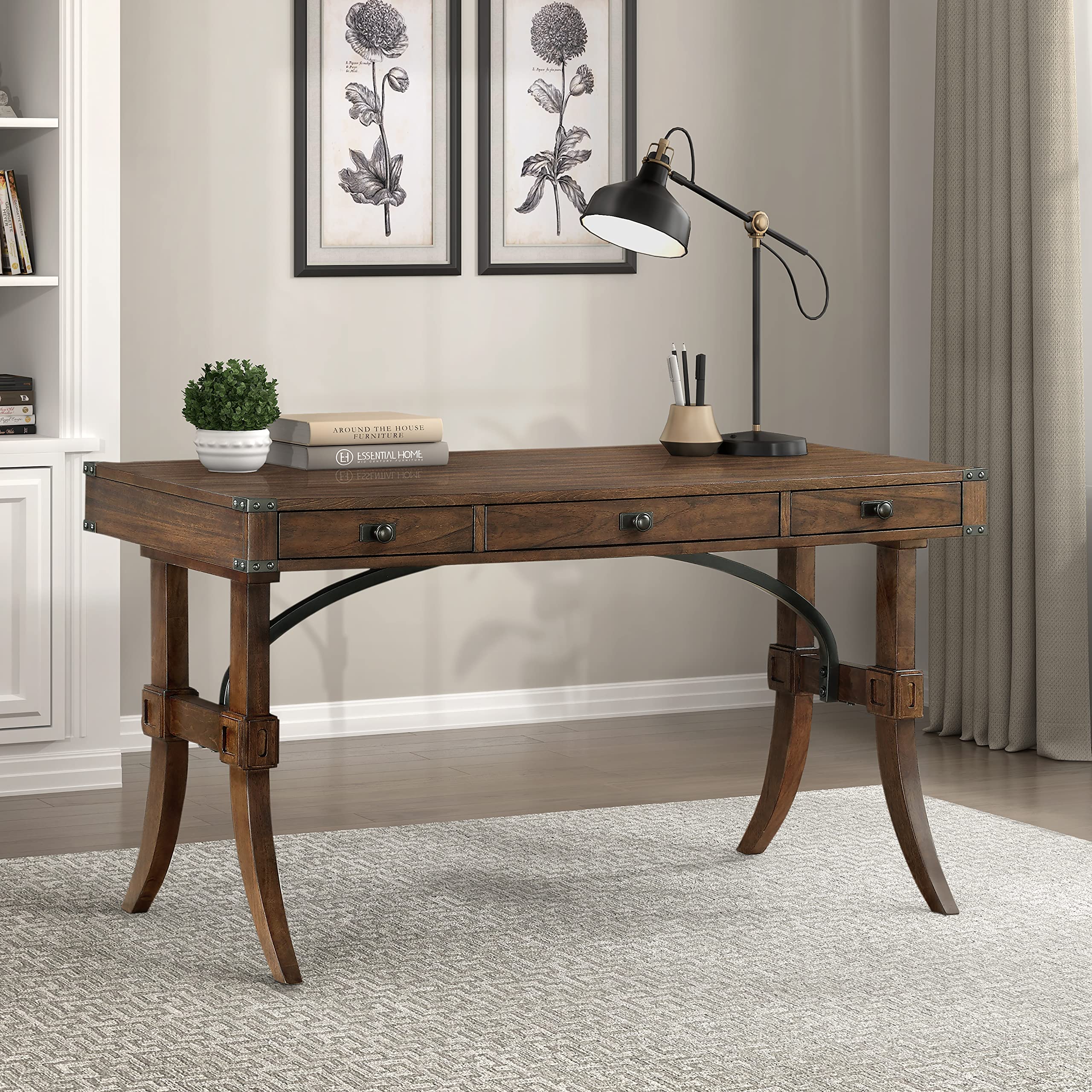 Grayson Writing Desk, Brown Cherry