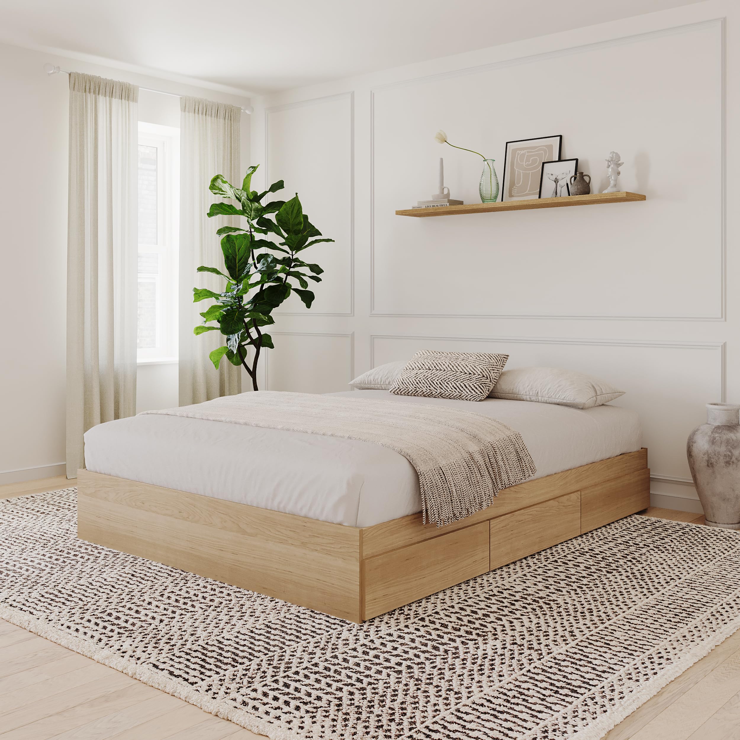 Nexera 3-Drawer Queen Storage Bed