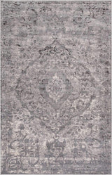 Portland Collection Area Rug - Astoria (5' 3" x 8' Rectangle, Gray/ Ivory)