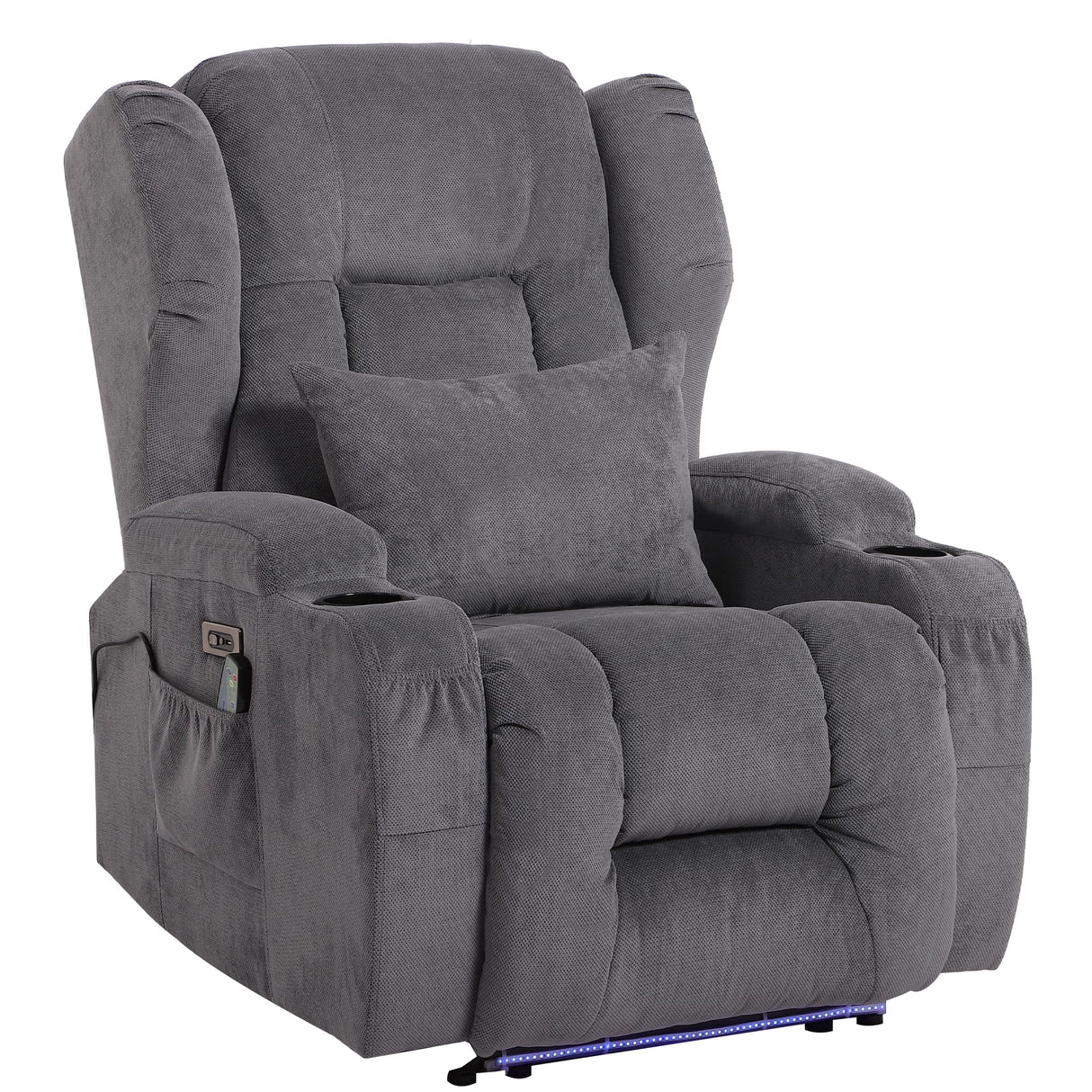 Power Recliner Chair, Home Theater Seating with LED Ambient Light