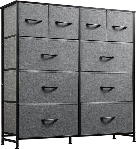 Fabric Dresser for Bedroom, Storage Drawer Unit,Dresser with 10 Deep Drawers