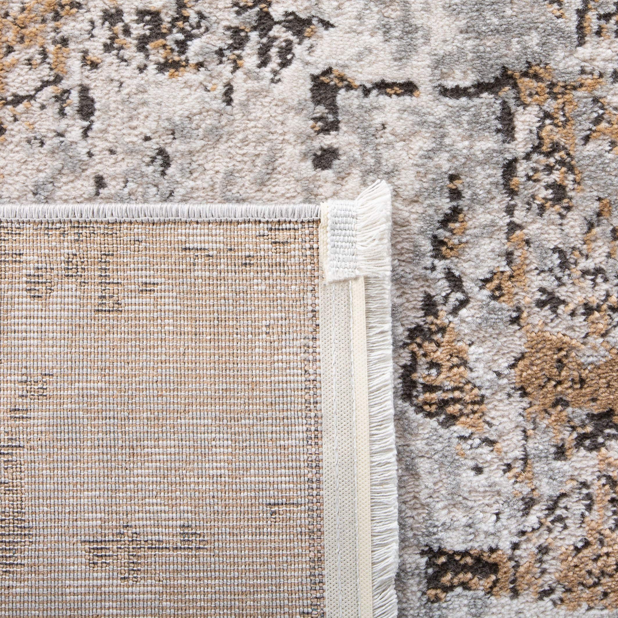 SAFAVIEH Shivan Collection 10' x 14' Grey/Gold SHV723G Modern Abstract Non-Shedding Living Room Bedroom Area Rug