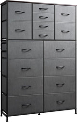 16 Drawers Dresser, Tall Dresser for Bedroom, Closet, Hallway