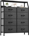 4 Drawers Fabric Dresser for Bedroom Tall Storage Drawer