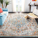 Madison Collection - 8' Square Rug, Green & Turquoise, Transitional Design