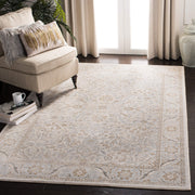 SAFAVIEH Isabella Collection Area Rug - 9' x 12', Cream & Beige, Oriental Design, Non-Shedding & Easy Care, Ideal for High Traffic Areas in Living Room, Bedroom (ISA912A)
