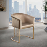 758Beige-C Tierra Collection Modern | Contemporary Upholstered Dining Chair