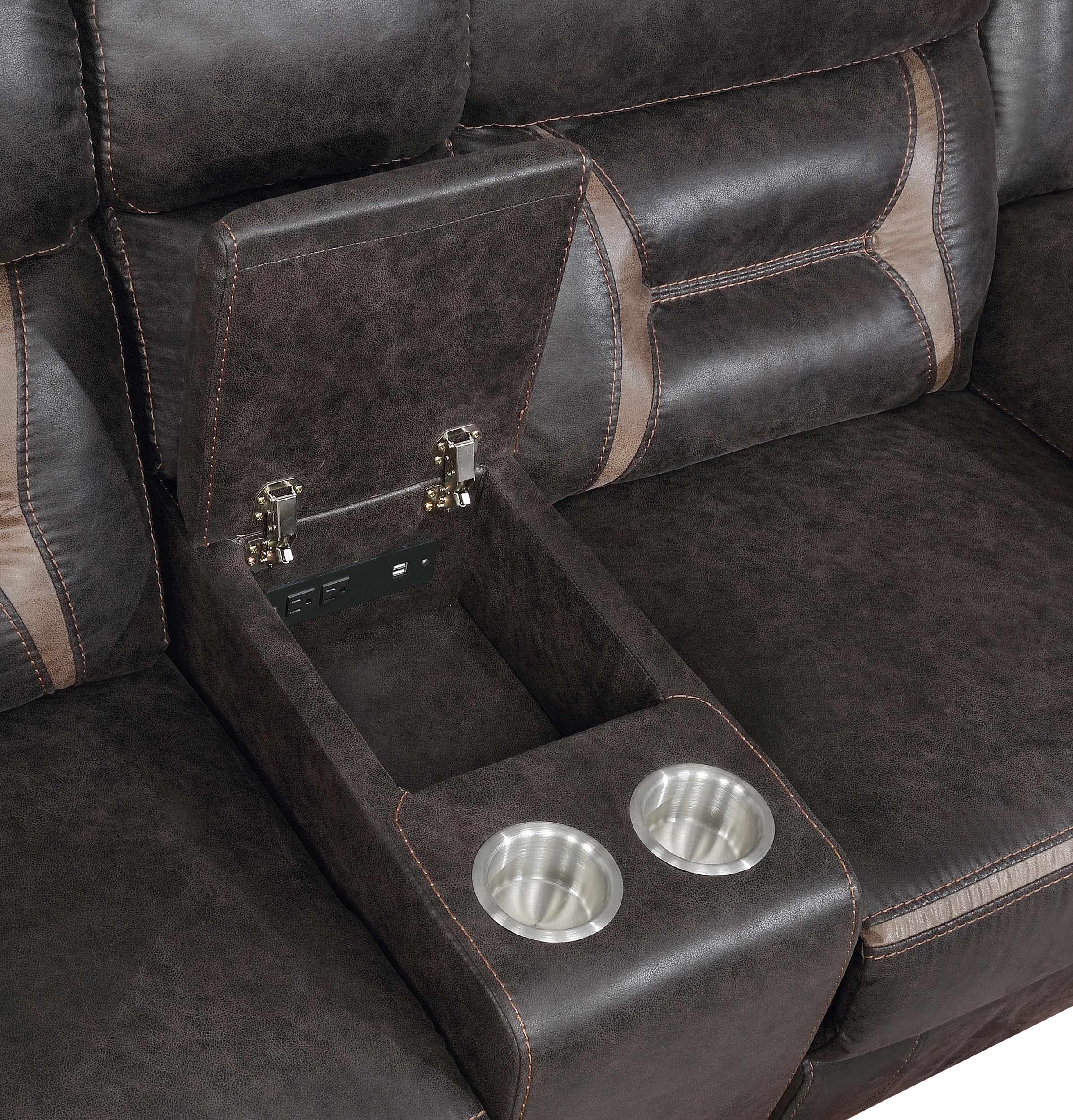 Motion Sofa Set, Brown