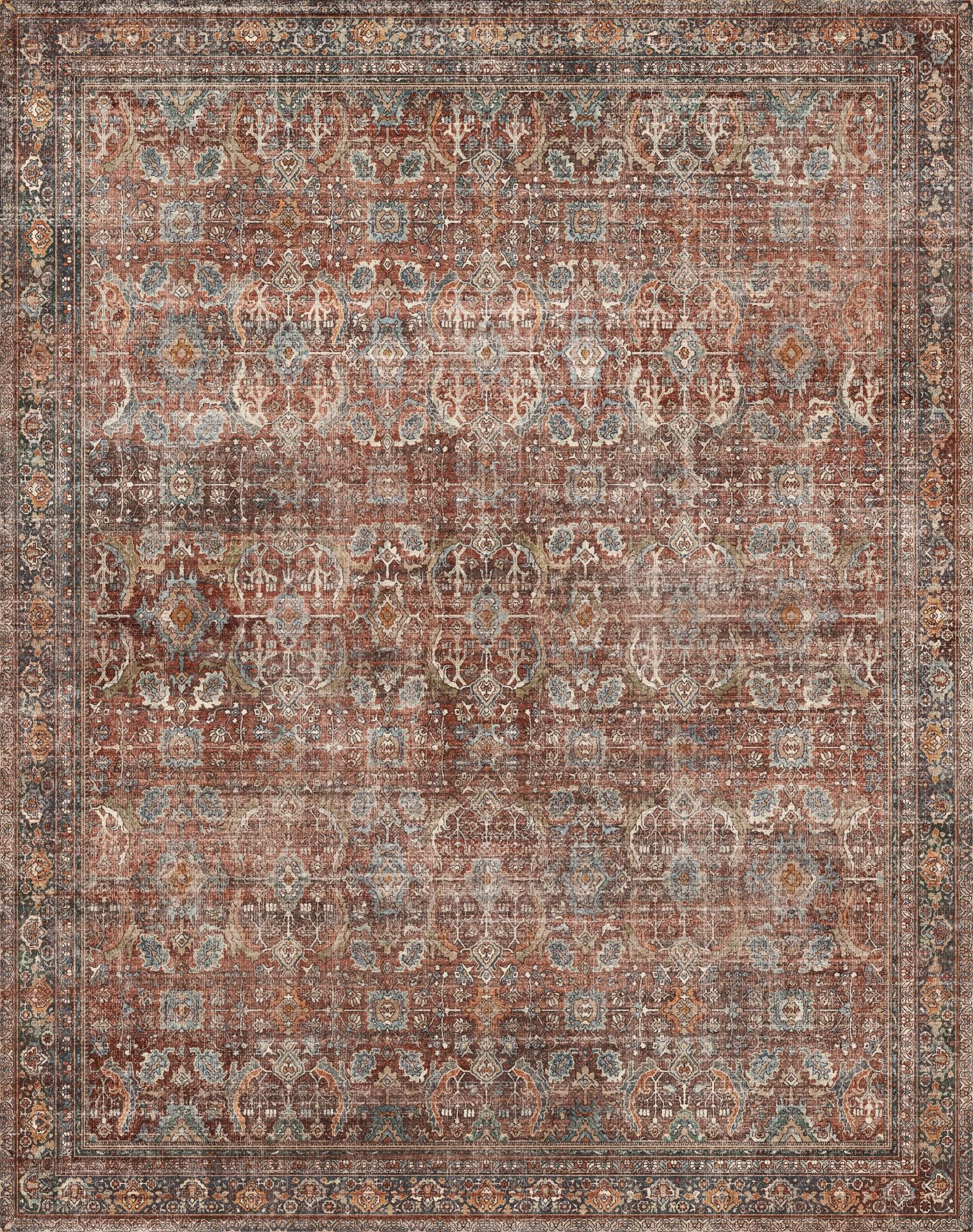 5X7 Area Rugs Machine Washable Runner Rugs for Living Room Bedroom