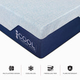 14-Inch Queen Size Mattress, iCOOL Tech and Cooling Gel Infused Medium Plush Memory