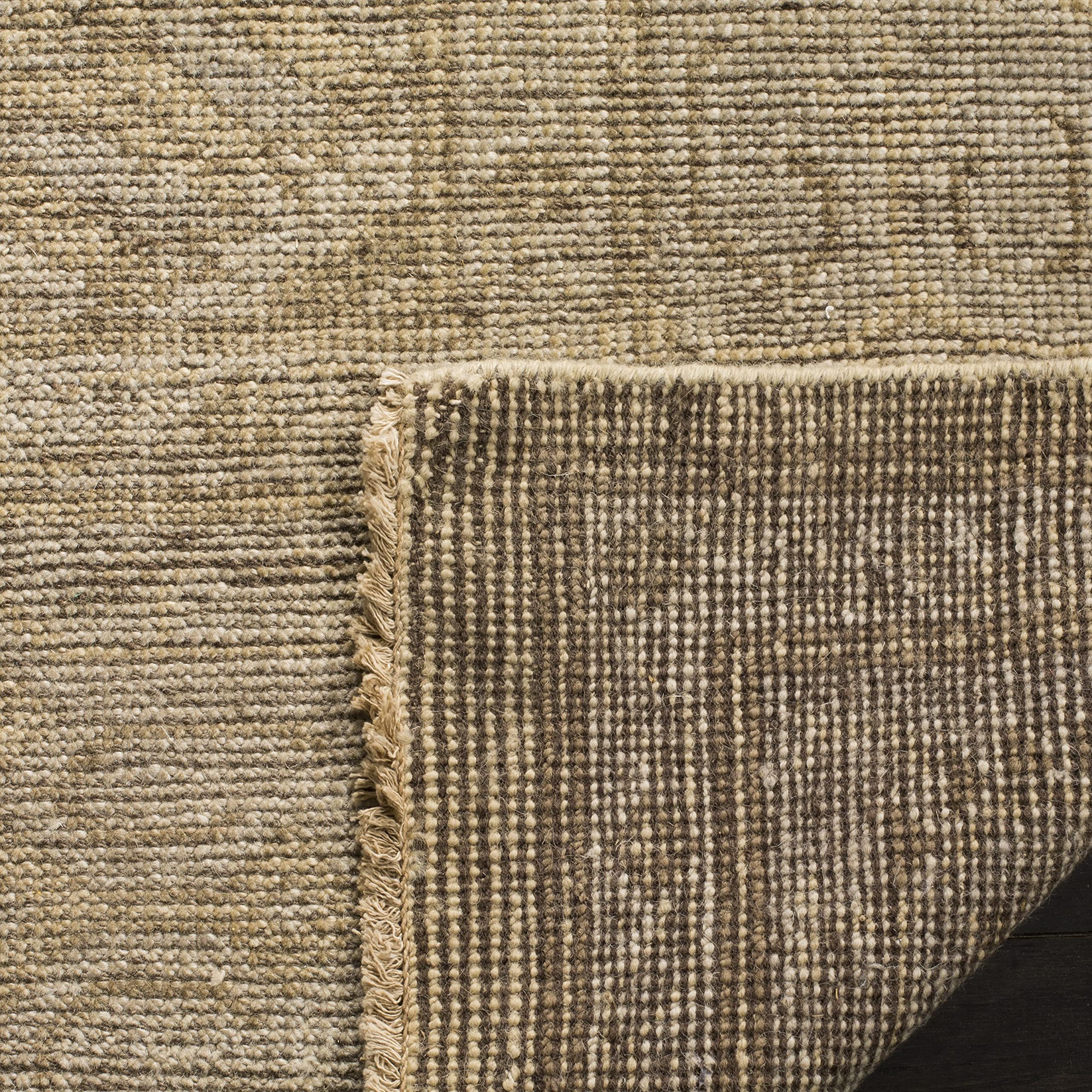 SAFAVIEH Izmir Collection Area Rug - 10' x 14', Gold & Grey, Hand-Knotted Traditional New Zealand Wool, Ideal for High Traffic Areas in Living Room, Bedroom (IZM180A)