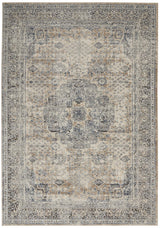 Concerto Persian Beige/Grey 3'9" x 5'9" Area -Rug, Easy -Cleaning, Non Shedding