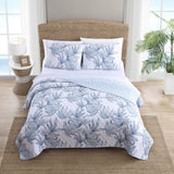 - Queen Quilt Set, Reversible Cotto Bedding with Matching Shams