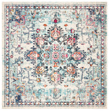 Madison Collection Area Rug - 10' Square, Cream & Blue