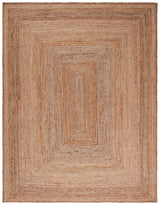 Cape Cod Collection Area Rug - 8' x 10', Natural, Handmade Flat Weave Jute, Ideal for High