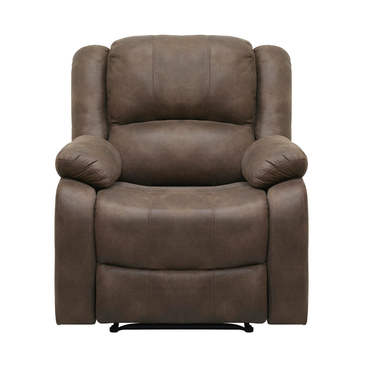 Chair Living Room Reclining Sofa Chair, Home Theater Seating, Wall Hugger Recliner, Manual Recliner Sofa Chair for Living Room/Office/Apartment, Brown