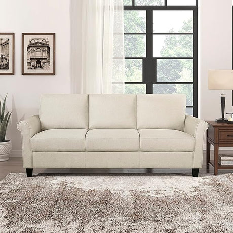 Mendota Living Room Sofa, Beige