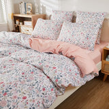 Boho Chic Shabby Floral Classic Luxury Collection Elegant Peony And Leaves Bedding