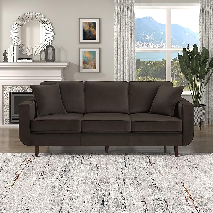 Lexicon Vera Living Room Sofa, Gray