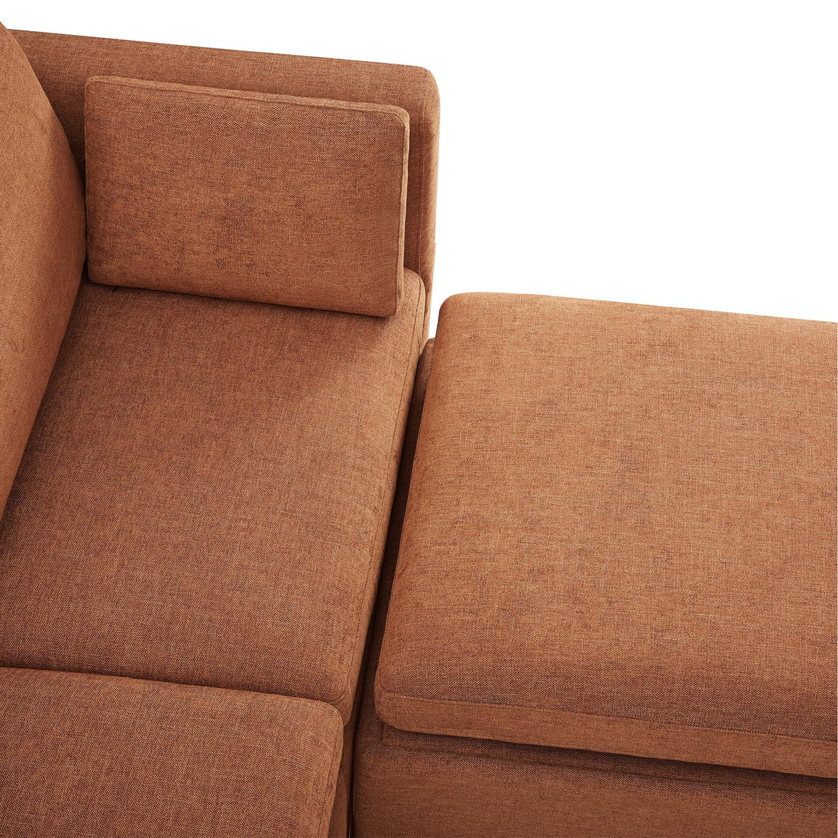 Oversized Modular Sectional Convertible Fabric Sofa Set, FSC Certified Extra Large Sectional Deep Seat Couch for Living Room