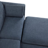 Oversized Modular Sectional Fabric Sofa Set, FSC Certified Extra Large L Shaped Couch