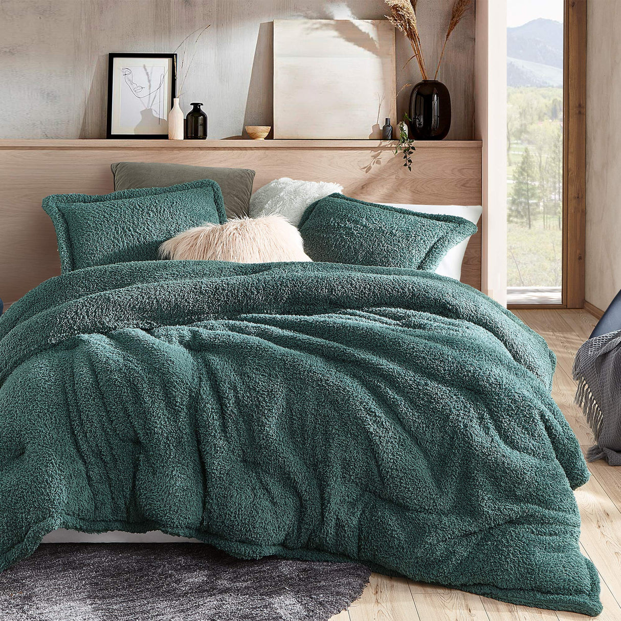 Shankapotomus - Coma Inducer Oversized Queen Comforter Set - Silver Pine
