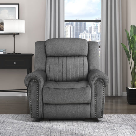 Dakota Power Recliner, Charcoal