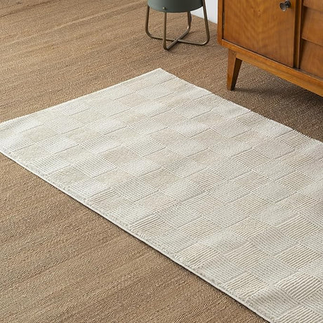 Willow 8'x10' Washable Area Rug for Living Room Bedroom - 100% Recycled Oeko-TEX Certified