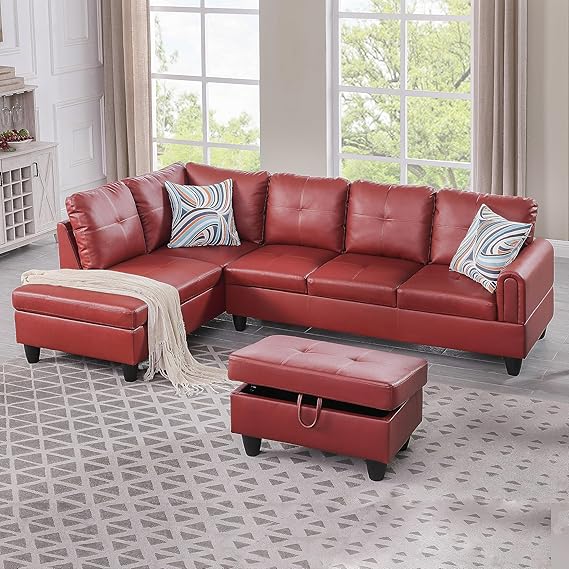 Couches for Living Room L Shaped Couch Upholstered Futon Sofa
