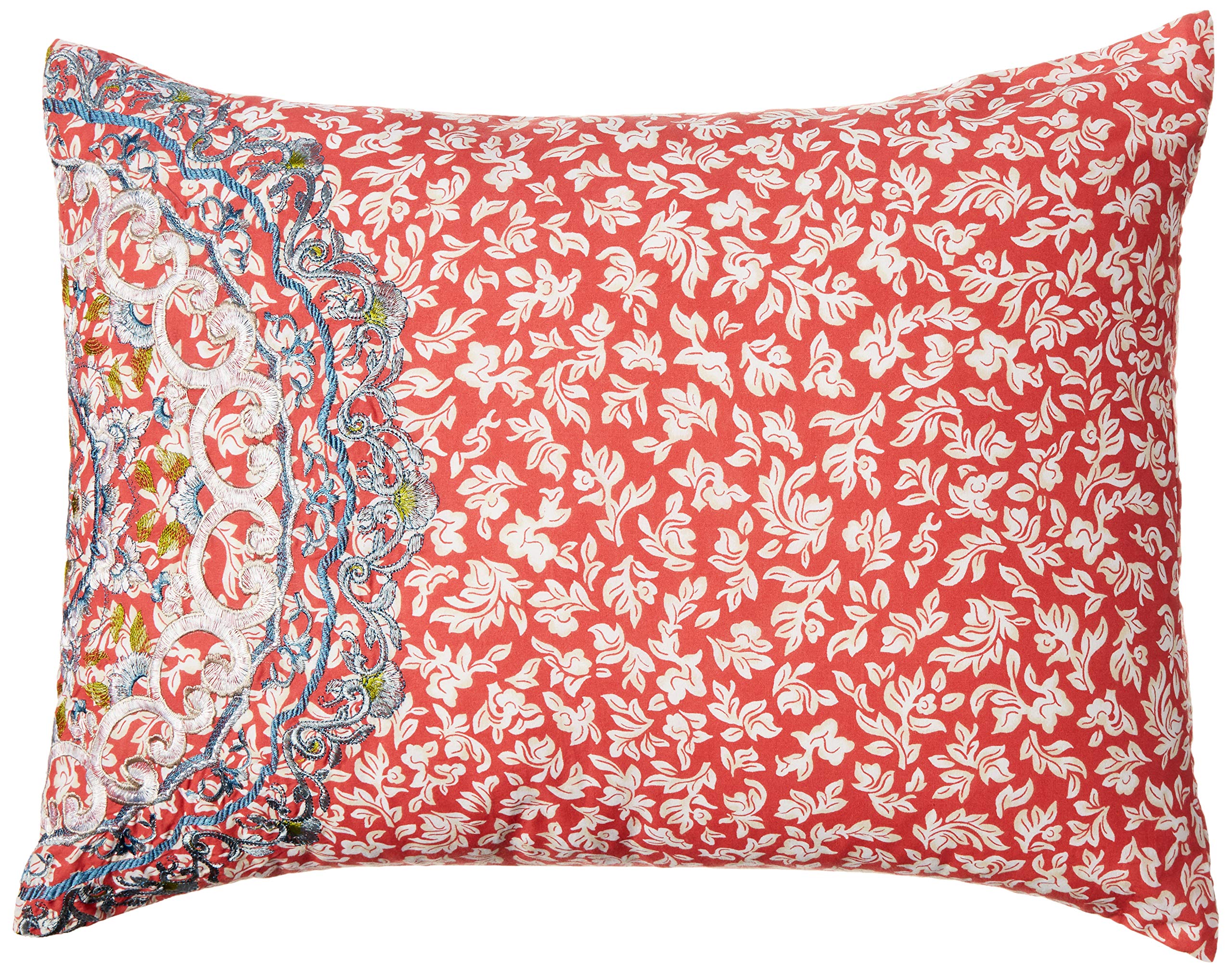 Amrita Medallion Comforter Set, Twin, Coral