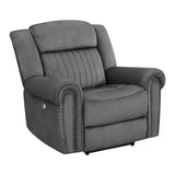 Dakota Power Recliner, Charcoal