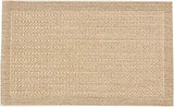 Palm Beach Collection Area Rug - 8' x 11', Silver, Sisal & Jute Design, Ideal for High Traffic