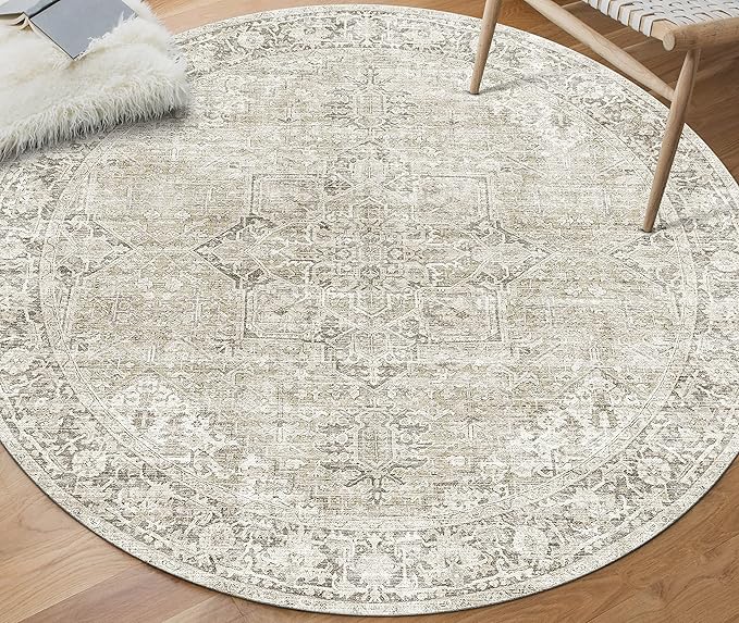 Machine Washable Area Rug Runner - Living Room Bedroom Bathroom Kitchen Entryway